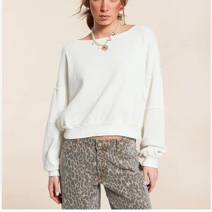We The Free Ife Pullover Black NWT Sizw M
